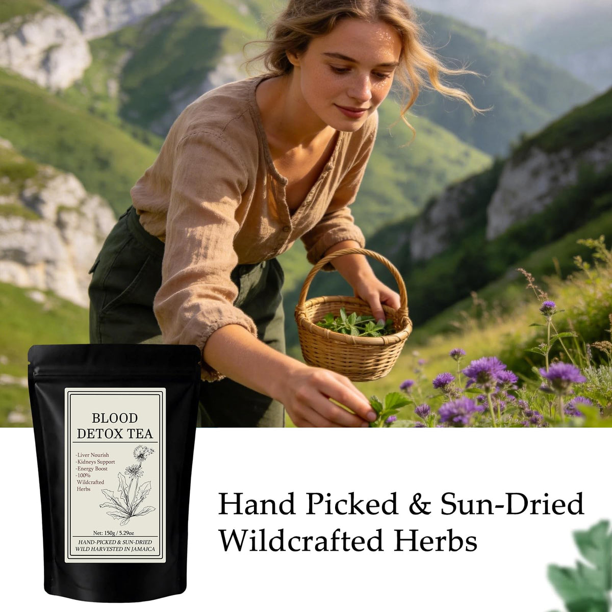 Tarlyrano sun-dried herbs jar captures authentic Jamaican notes.