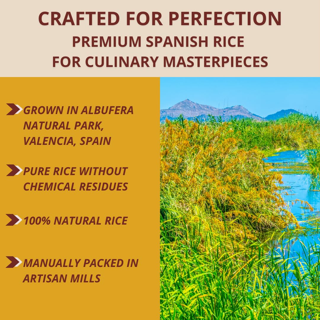 Tartana Valencia origins label emphasizes traditional heritage and authentic D.O.P. rice.