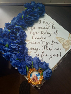 Tassel Toppers tassel-friendly topper accommodates tassel movement during the ceremony