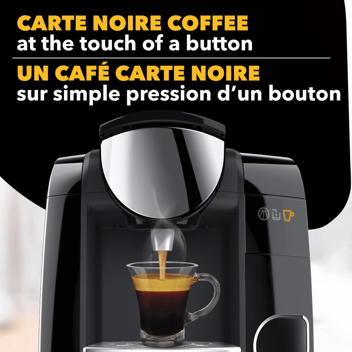 Tassimo machine brewing Carte Noire Americano for cafe-style at home.