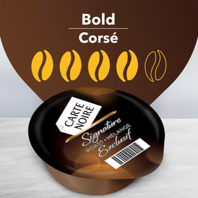 Tassimo Carte Noire Signature Roast disc closeup highlighting packaging.