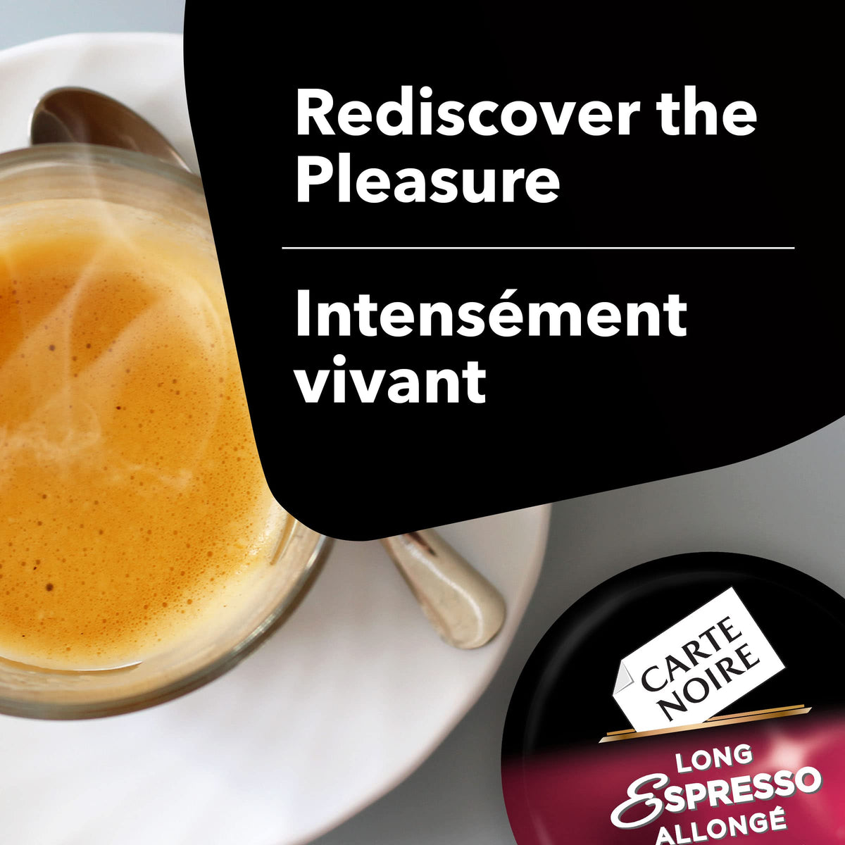 Tassimo Carte Noire Long Espresso packaging open reveals 14-disc quantity.
