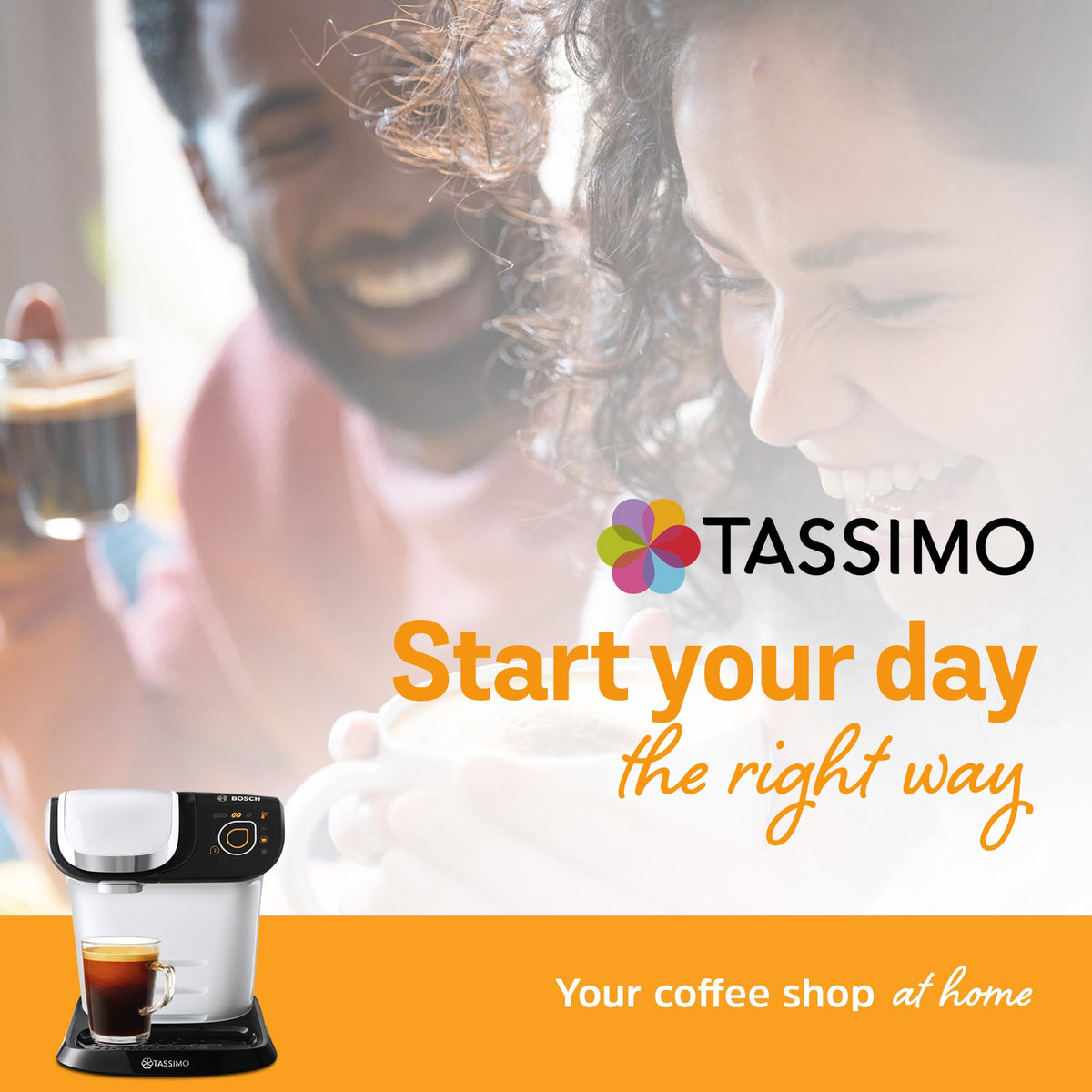 Kitchen setup featuring Tassimo Costa Americano for quick cafe-style mornings