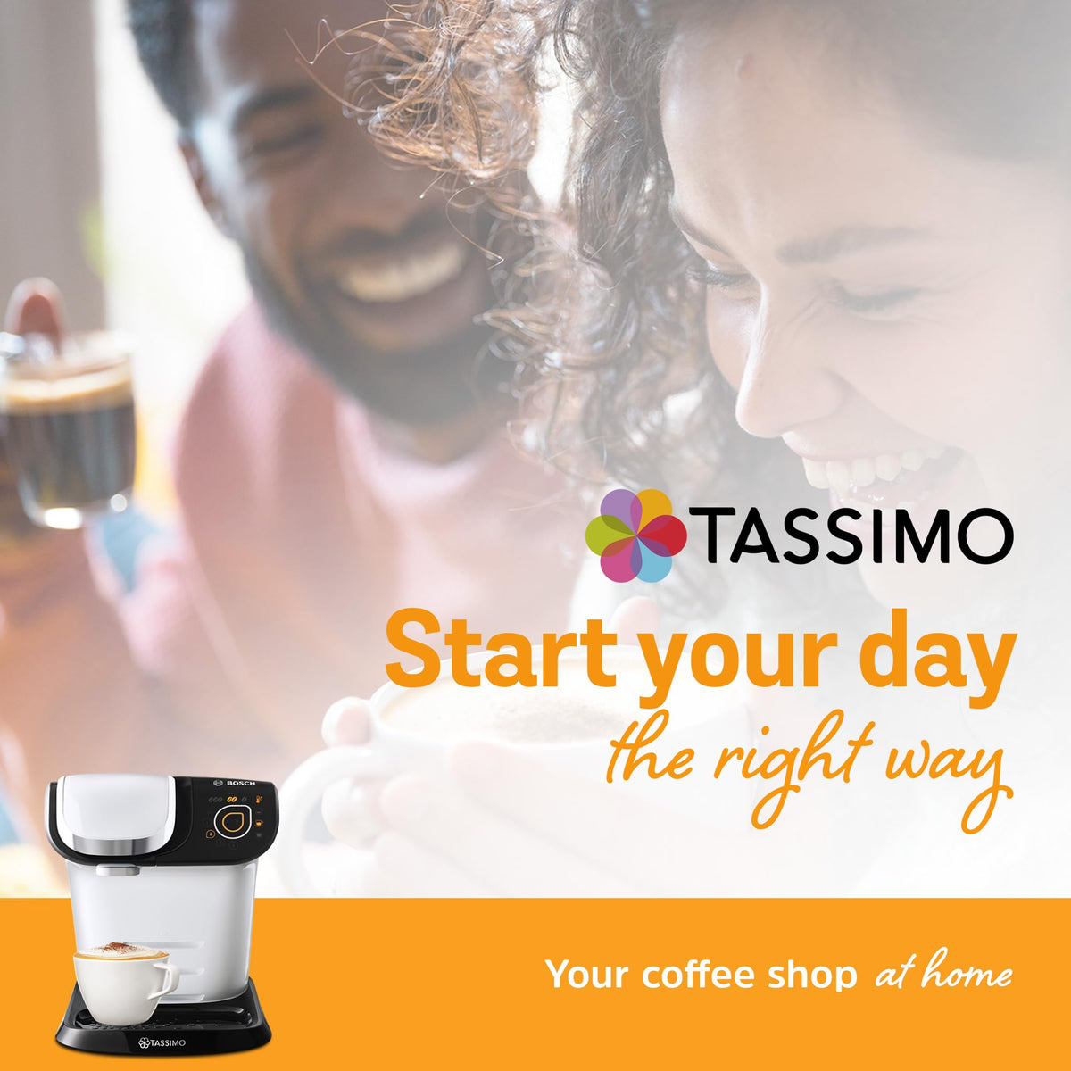 Brewed Tassimo Costa Cappuccino cup with crema, ready in minutes