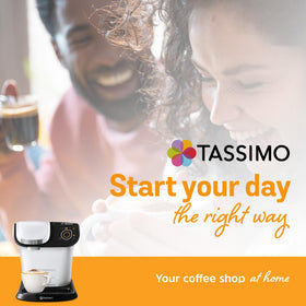 Brewed Tassimo Costa Cappuccino cup with crema, ready in minutes