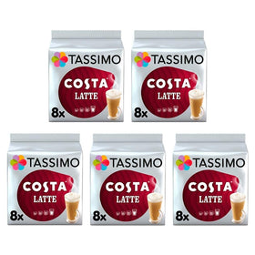 Tassimo Costa Latte espresso pod ready for brewing a smooth latte