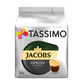 Beans closeup of Tassimo Jacobs Espresso roast