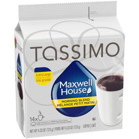 Crema and steam from Maxwell House Morning Blend for a smooth cup