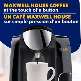 Spine view of the Maxwell House Morning Blend T-Discs box for compact storage