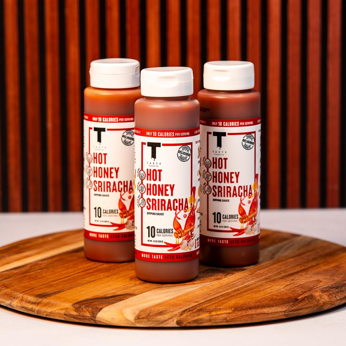 Taste Flavor Co. hot honey sriracha pack delivers sweet heat to meats.