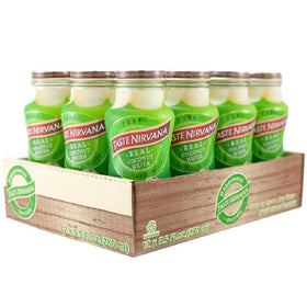 Taste Nirvana Real Coconut Water pack closeup, naturally refreshing, no added sugar.