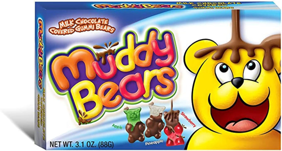 Taste of Nature Muddy Bears theatre box, perfect for sharing during movie nights.