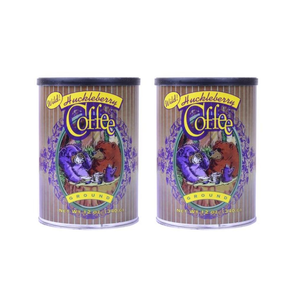 Taste The Wilderness Wild Huckleberry Coffee 12 oz pack 2; bold aroma for energizing mornings.