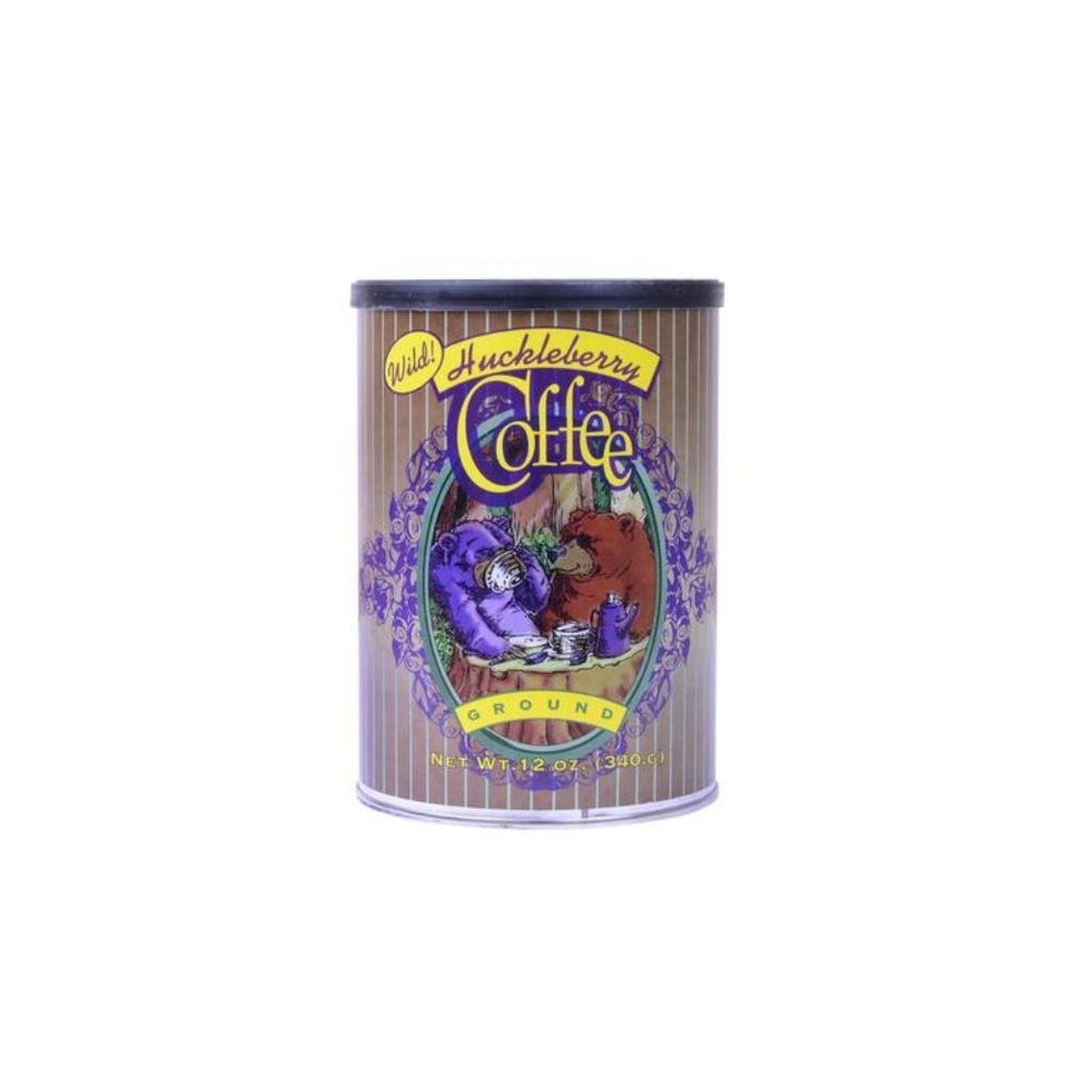 Taste the Wilderness Wild Huckleberry Coffee product shot highlighting Montana origin and fruity aroma