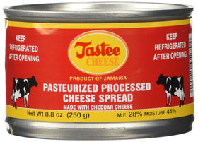 Tastee Cheese Jamaican block 8.8 oz ideal for melts and sandwiches.