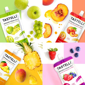 Tastelli Konjac Jelly Mango Pineapple Pack — convenient on-the-go treat with collagen.