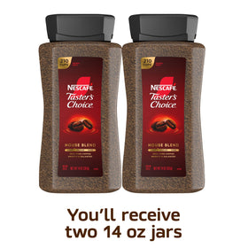 Taster's Choice House Blend cup steam evokes inviting aroma.
