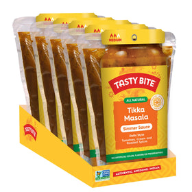Tasty Bite Delhi Style Tikka Masala pouch for quick, ready-to-heat Indian flavor.