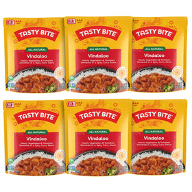 TASTY BITE hot spicy Vindaloo bowl ready to heat for a quick meal