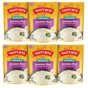 Tasty Bite Jasmine Rice pack, quick heat, perfect side dish.