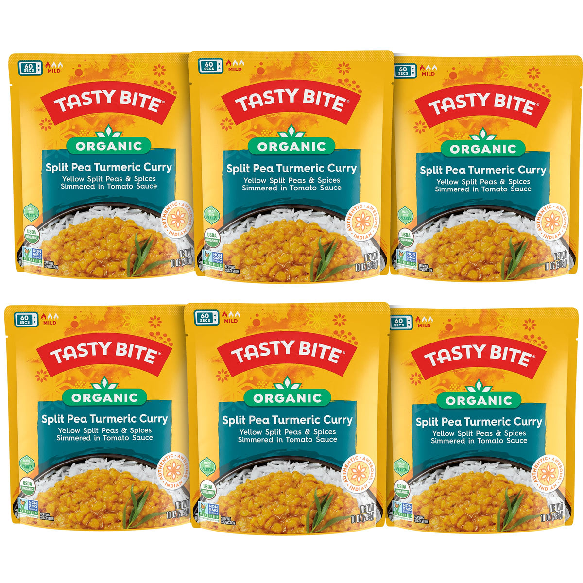 Tasty Bite Jodhpur Lentils pack ready-to-eat entree for busy days