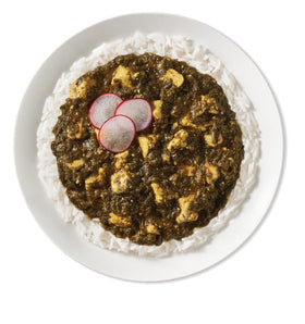 Tasty Bite Kashmir Spinach kitchen scene ready to heat