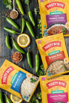 TASTY BITE Madras Lentils vegan entree ready in minutes
