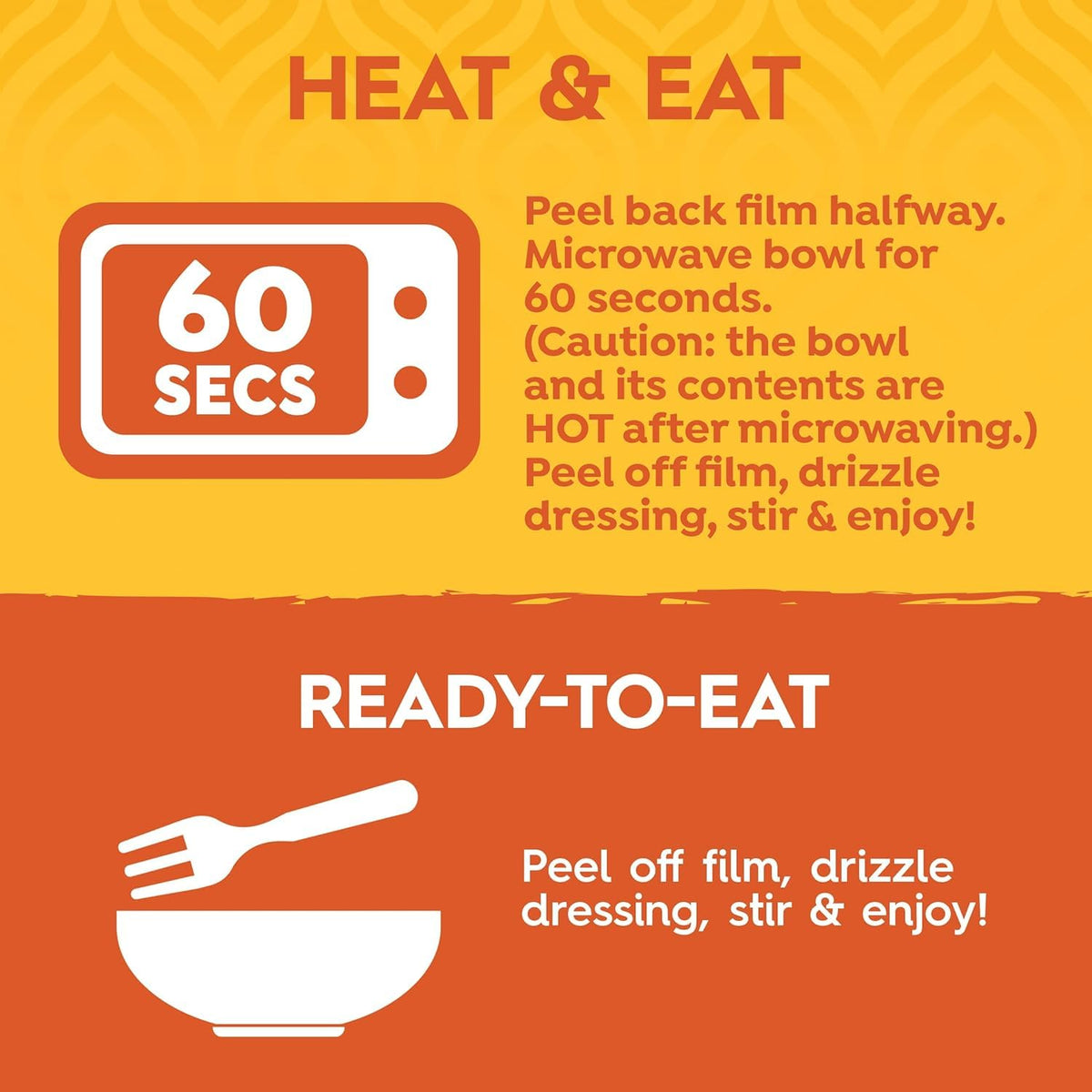 TASTY BITE Mexican Protein Bowl microwaveable tray for fast lunches.