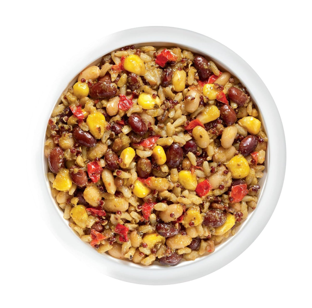 TASTY BITE Mexican Protein Bowl nutrition label showing 12g protein.