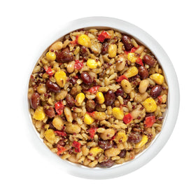 TASTY BITE Mexican Protein Bowl nutrition label showing 12g protein.