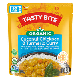 Tasty Bite microwave ready curry ready in 60 seconds for busy days