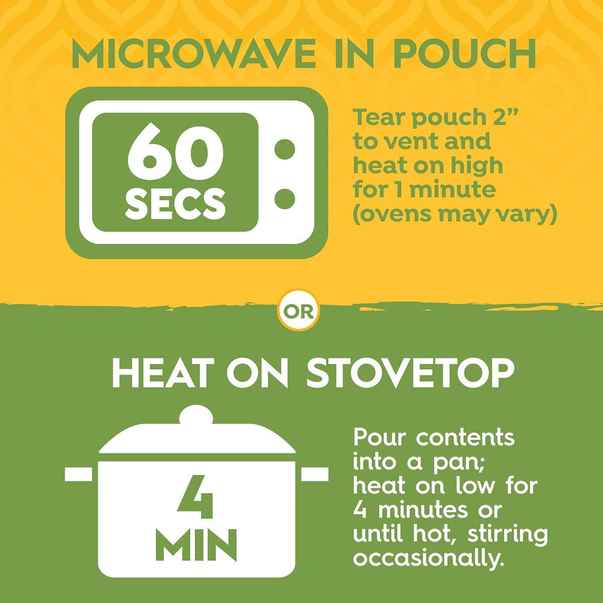 Tasty Bite microwave-ready entrée for no-prep lunches or dinners
