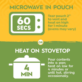 Tasty Bite microwave-ready entrée for no-prep lunches or dinners