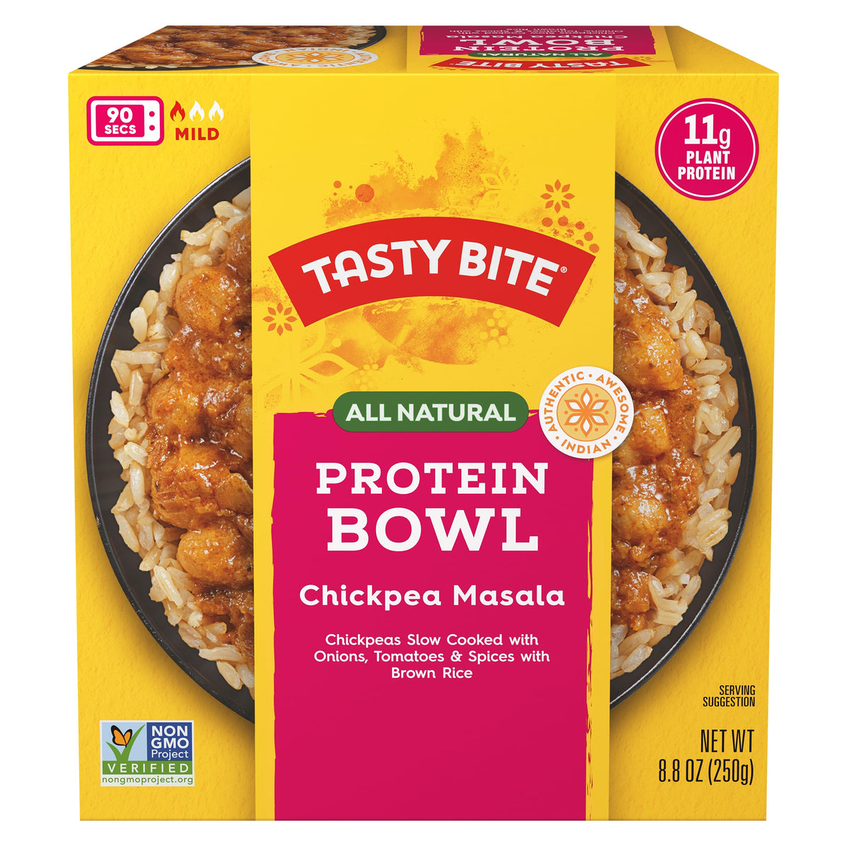 TASTY BITE microwave-ready Indian cuisine for busy office dinners