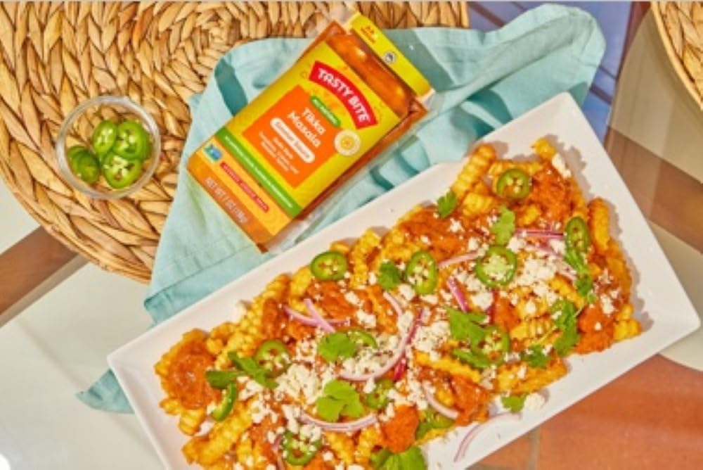 Tasty Bite Microwave-ready meal steam release for fast heating.