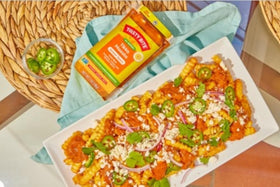 Tasty Bite Microwave-ready meal steam release for fast heating.