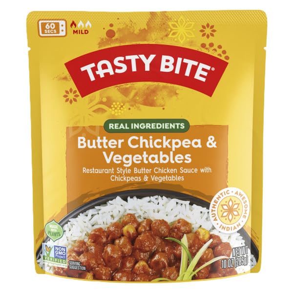 Plant-based Non-GMO ingredients from Tasty Bite for convenient meals