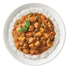 Tasty Bite served over rice or with naan for a complete meal