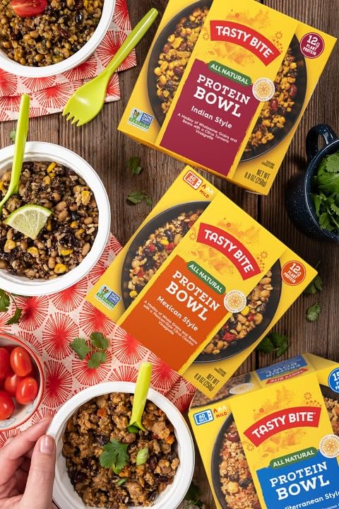 Tasty Bite Vegetable Biryani Bowl—colorful vegetables and flavorful, easy warmth.