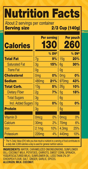Tasty Bite Vegetable Korma ready-to-eat image highlights microwave-ready convenience