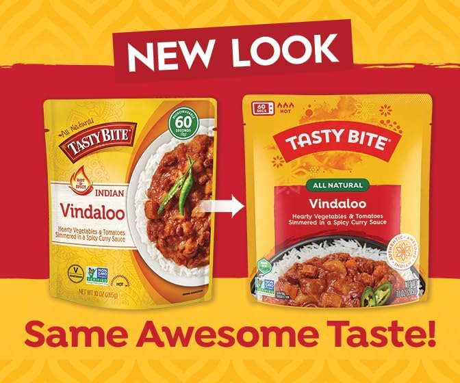 TASTY BITE vegetable and lentil mix, all natural and satisfying