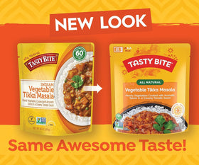 Tasty Bite Vegetable Tikka Masala with vegetable medley and cashews