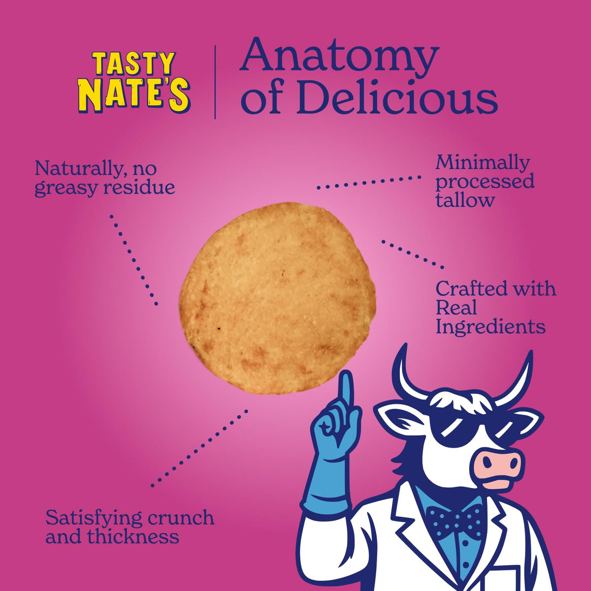 Tasty Nate's tailgate snack chips, perfect for parties and gatherings.