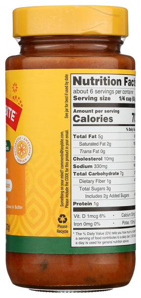 Tastybite Butter Chicken Simmer Sauce pack shot with bold branding.