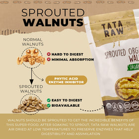 TATA RAW family enjoying walnuts snack tray in kitchen setting