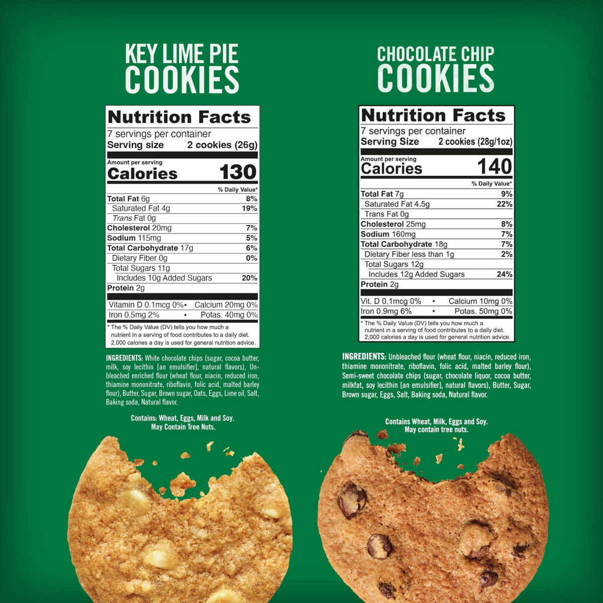 Tate's Bake Shop Chocolate Chip Cookies pack with golden edges and crunch.