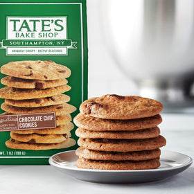 Tate's Bake Shop cookies served on a plate, ideal for sharing.