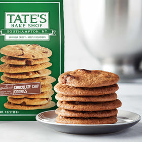 Tate's cookies arranged on a party tray for easy snacking