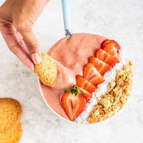 Tate's Coconut Crisp Cookies arranged on a party tray for gatherings
