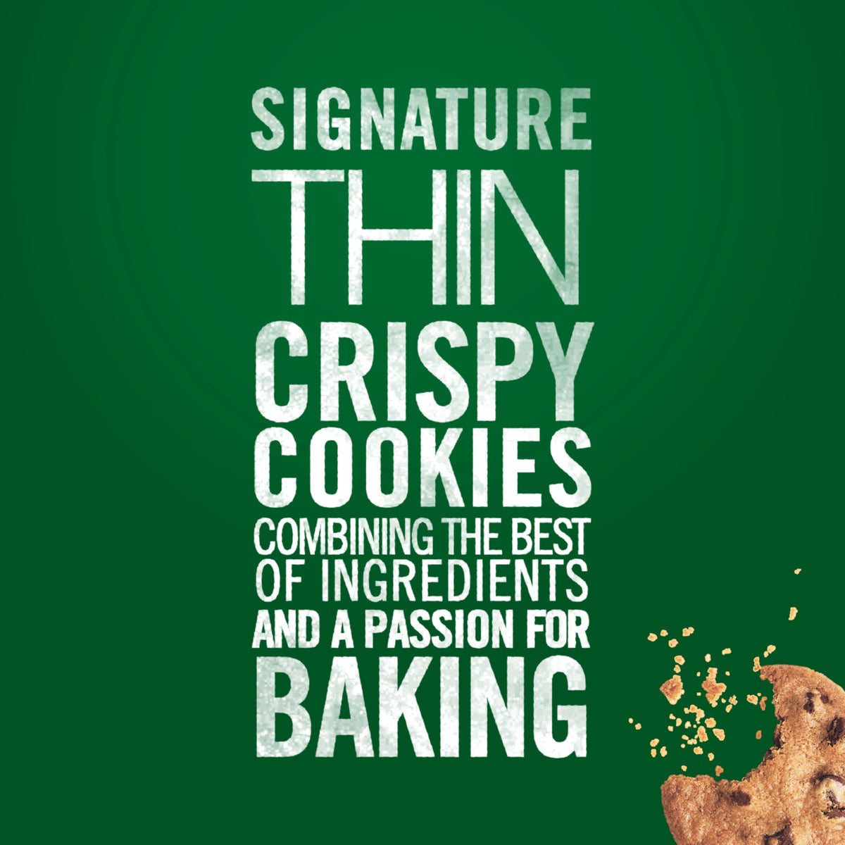 Tate's Bake Shop salted caramel cookies, crisp dessert option